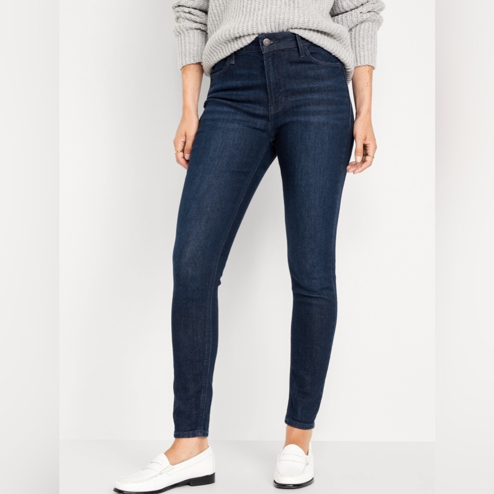 Old Navy Pop Icon Skinny Women's Dark Blue Jeans 8
